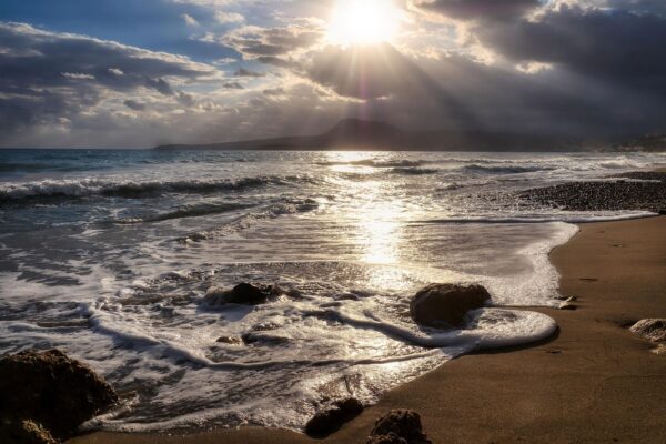 Abend Meer Strand 15.10.25