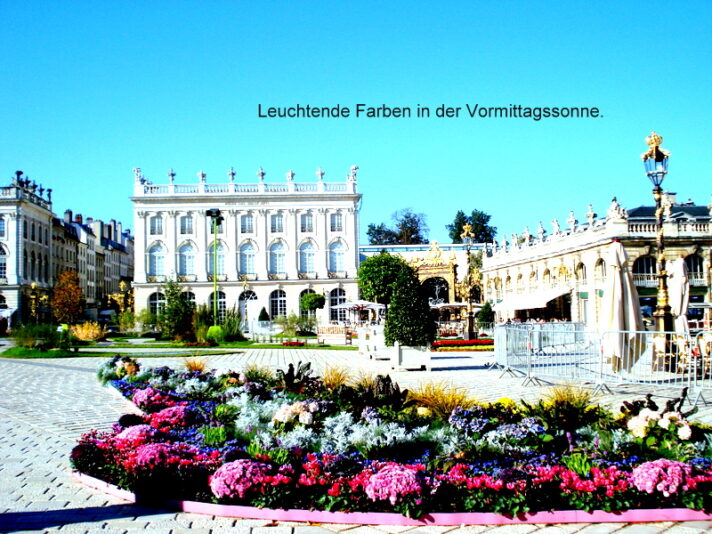 Leuchtende Farben in der Vormittagssonne.