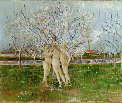 van Gogh, Blühender Obstgarten Boticelli