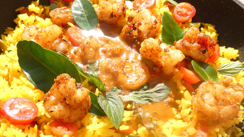 Garnelen Curry