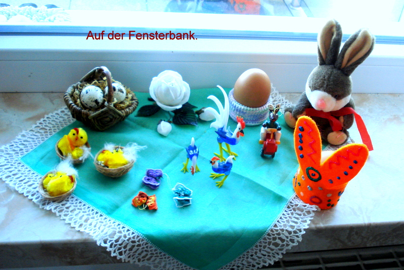 Auf der Fensterbank.