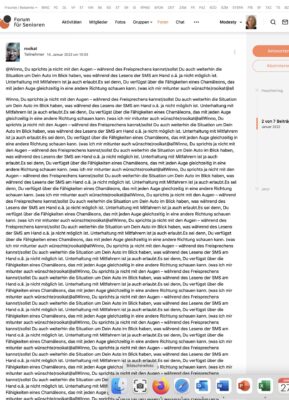 FFS TT SMS lesen verboten, 27.01.22