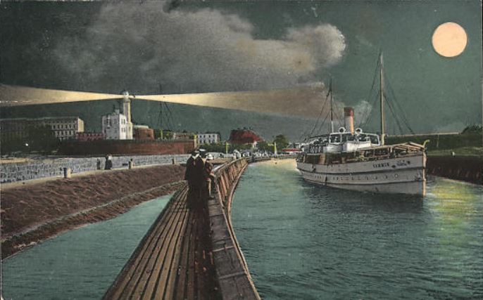 KOLBERG 1916 ABEND AM HAFEN