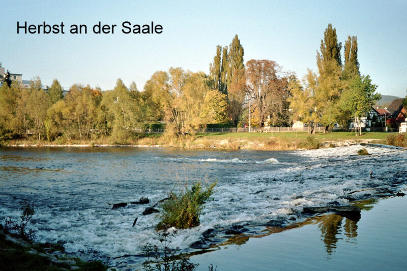An der Saale - Herbststimmung