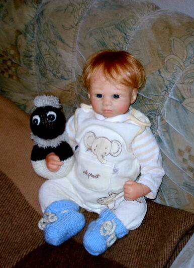 Diana`s Baby mit Pittiplatsch.