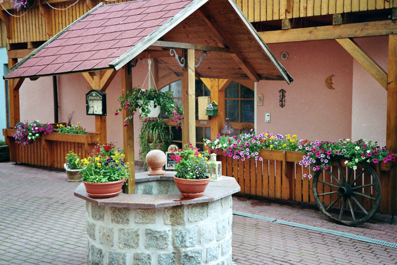 Meine Unterkunft bei Rodach im Juli 2007