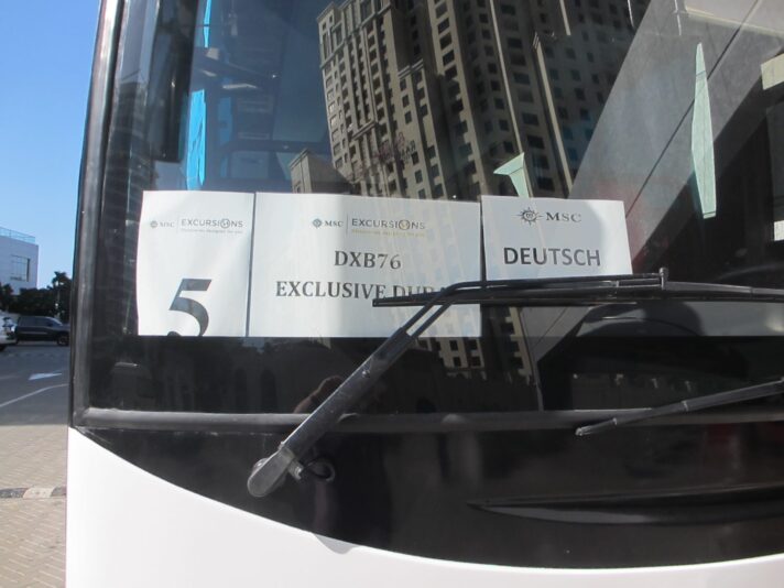 Unser Bus in Dubai