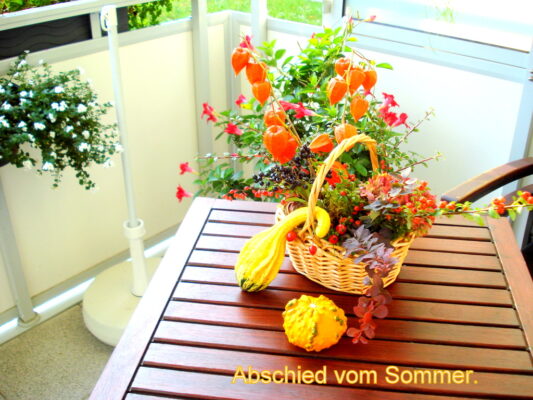 Abschied vom Sommer.