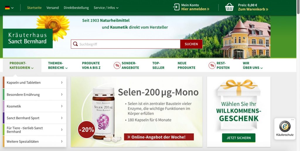 Kräuterhaus Sankt Bernhard