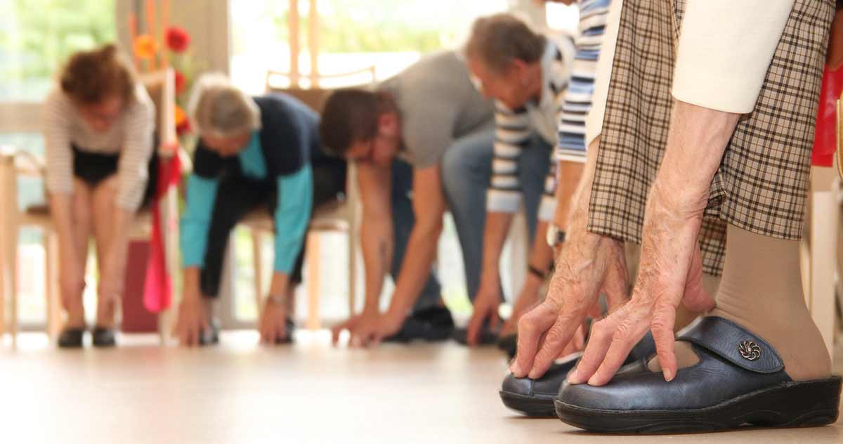 Bewegungsspiel für Senioren