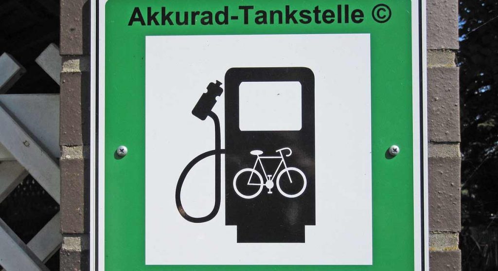 Tankstelle für E-Bikes