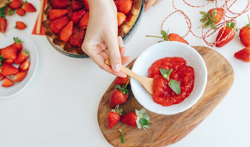 Erdbeer-Fruchtaufstrich