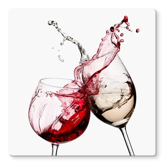glasbild-quadratisch-weinglaeser