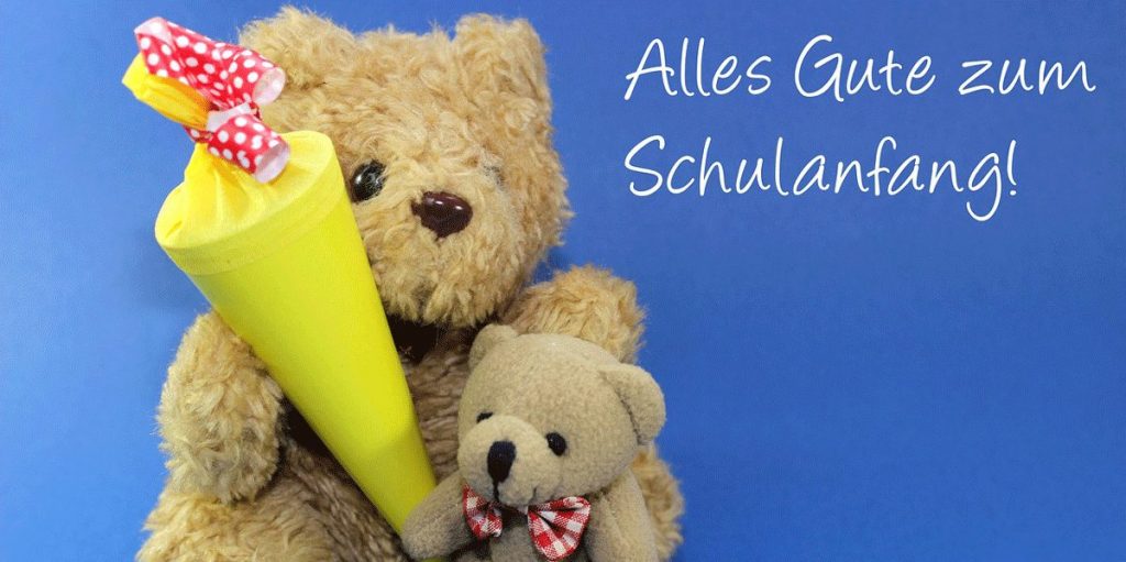 Glückwünsche zum Schulanfang