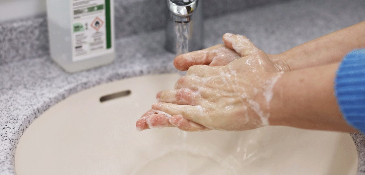 Hände waschen