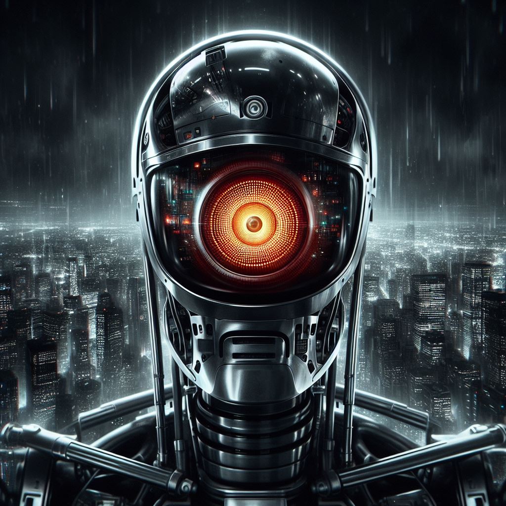 hal 9000 schaut den betrachter an, digital art 7