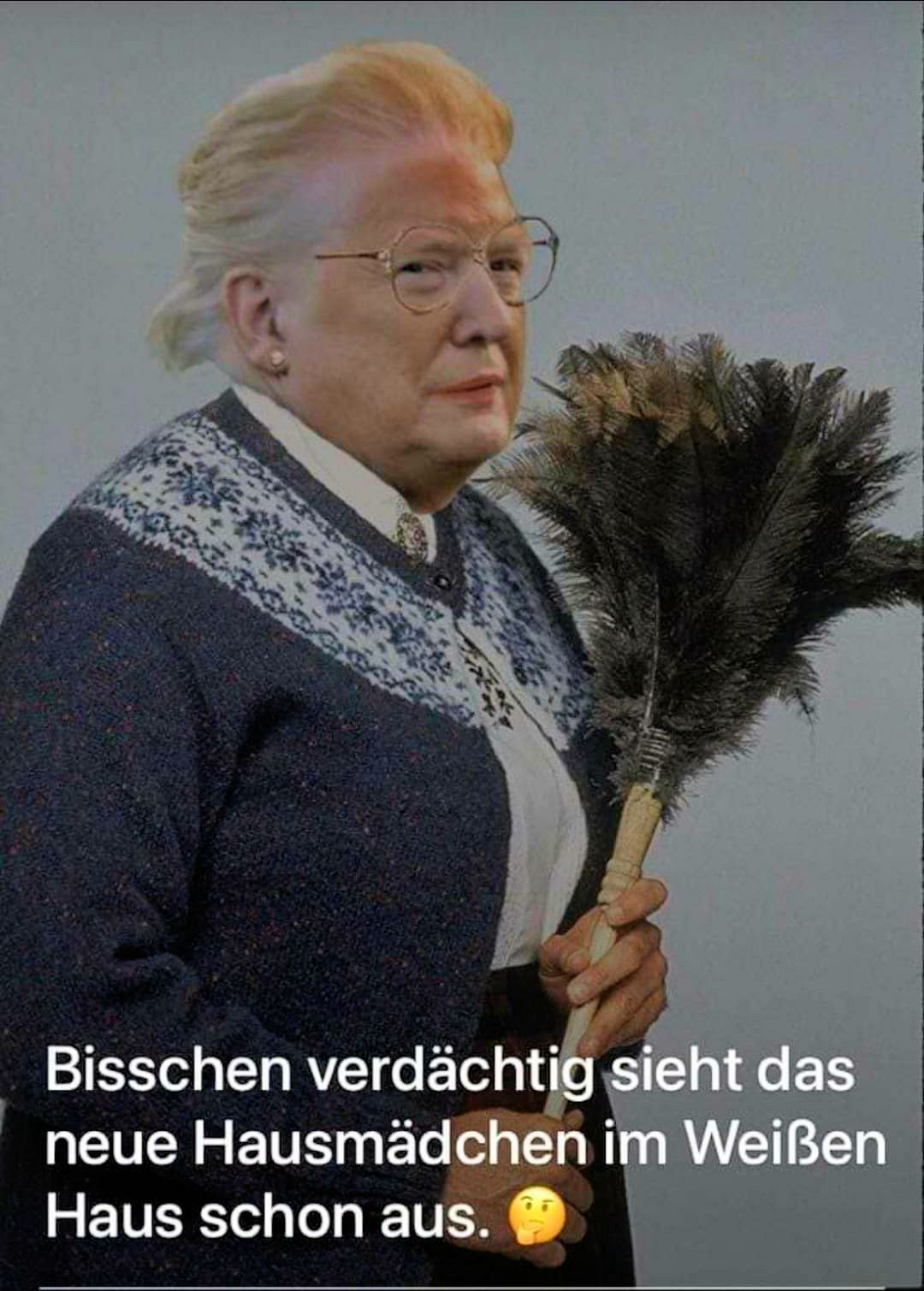 hausmädchen weißes haus