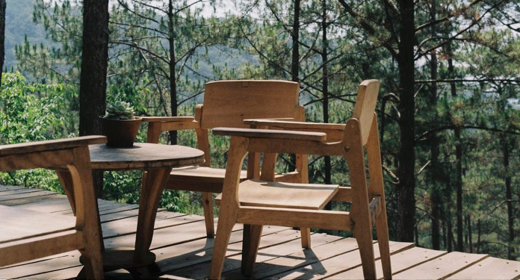 Balkonboden aus Holz