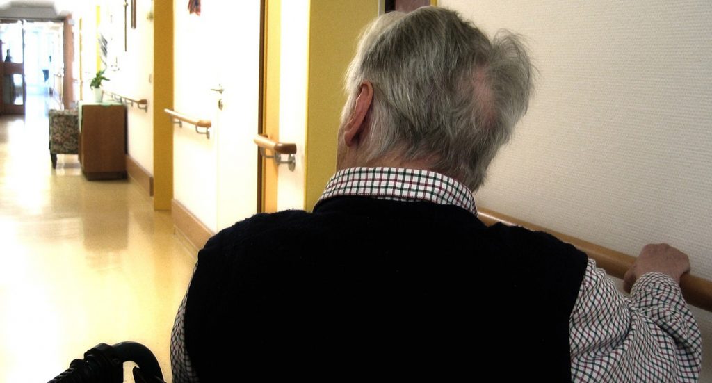 Männlicher Patient in der Kurzzeitpflege