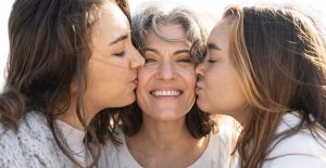 Mutter mit Töchtern