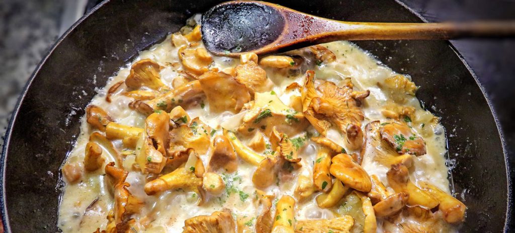 Rezept mit Trompetenpfifferlingen