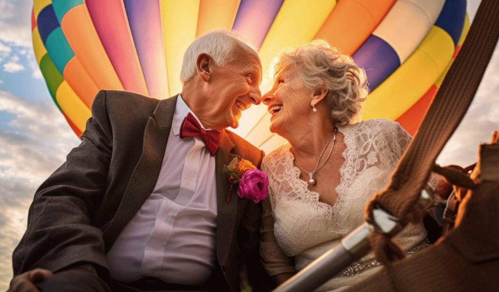Ballonfahrt zur goldenen Hochzeit