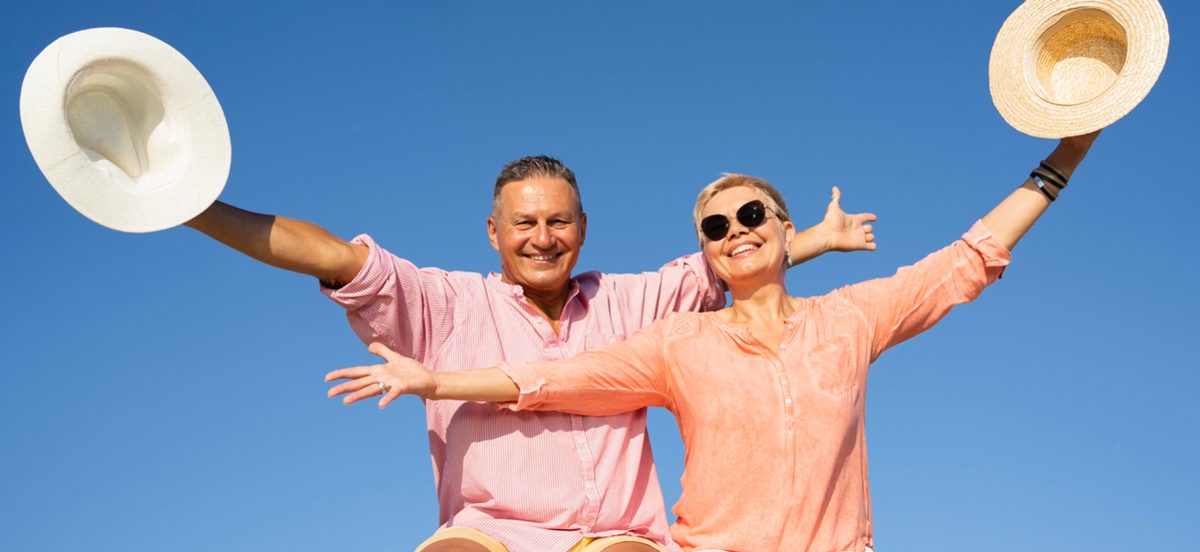 Senioren in der Sonne