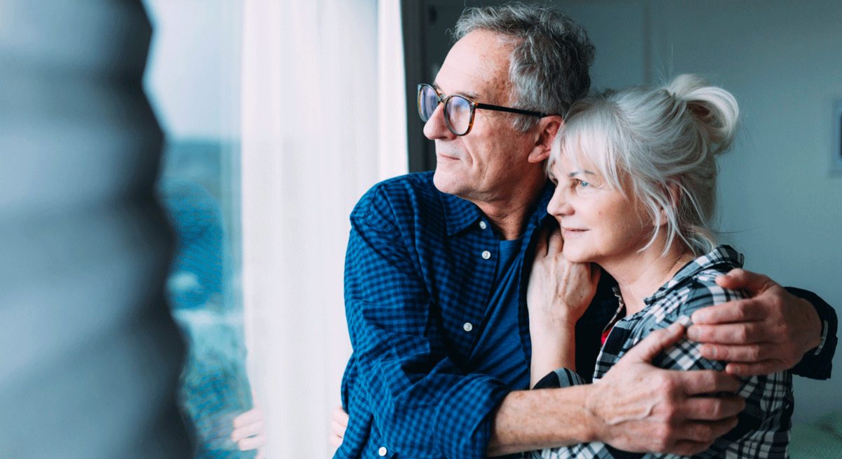 Älteres Paar sucht Nähe