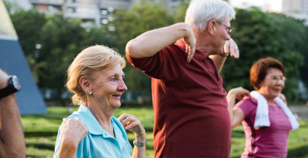Senioren beim Sport