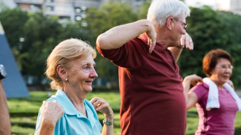 Senioren beim Sport