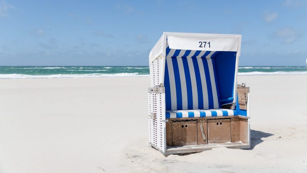 Strandkorb auf Sylt