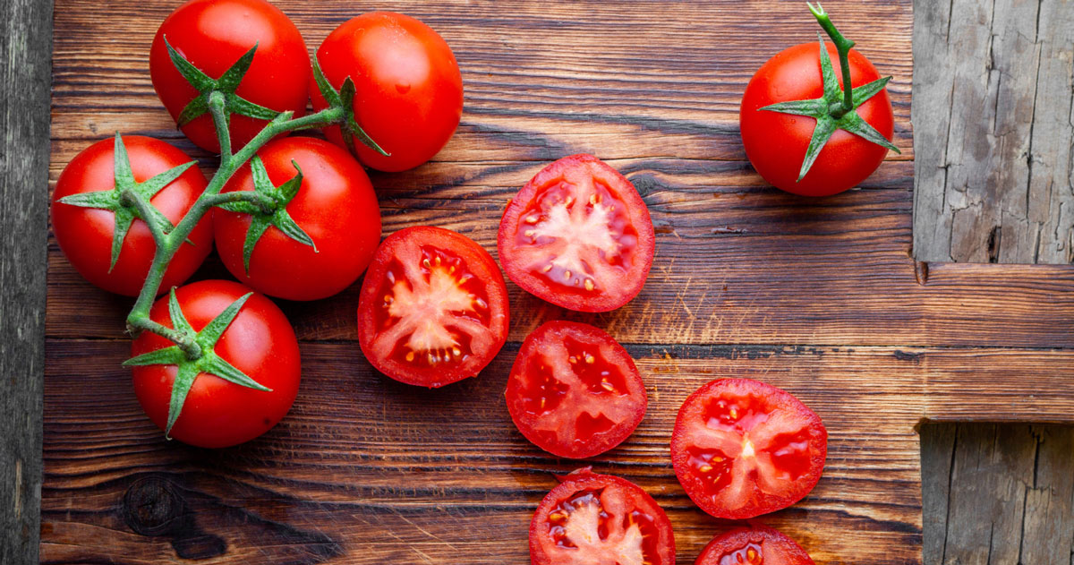 Sommerlicher Tomatensalat