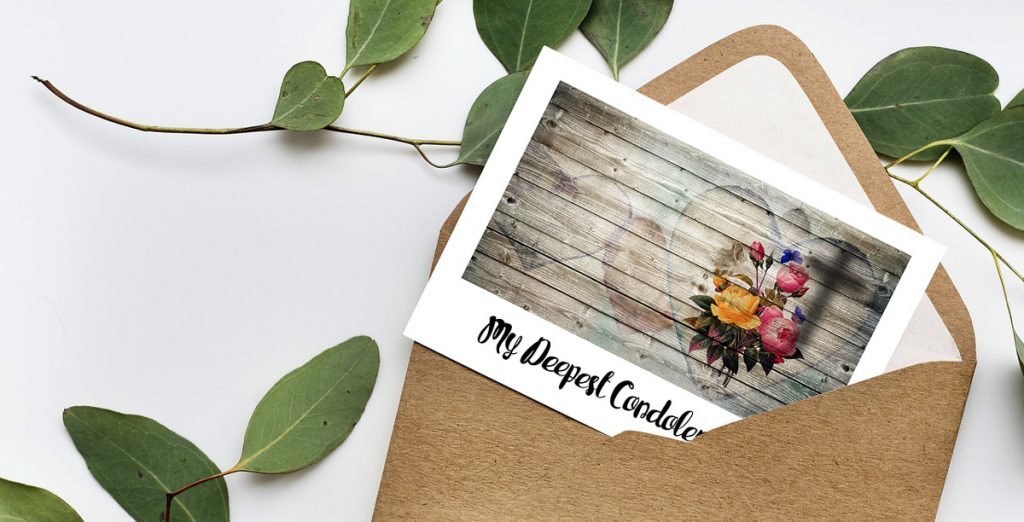 Trauerkarte schreiben