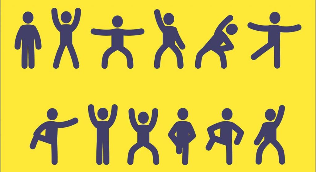 Übungen für Senioren im Stehen