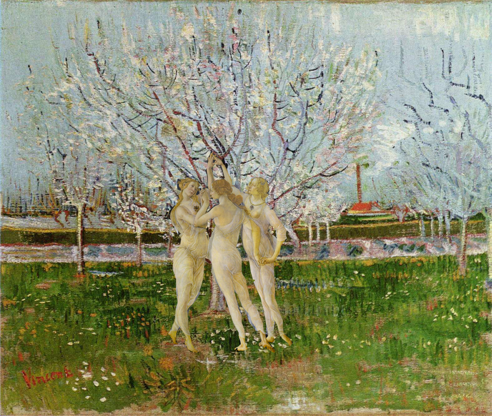 van Gogh, Blühender Obstgarten Boticelli