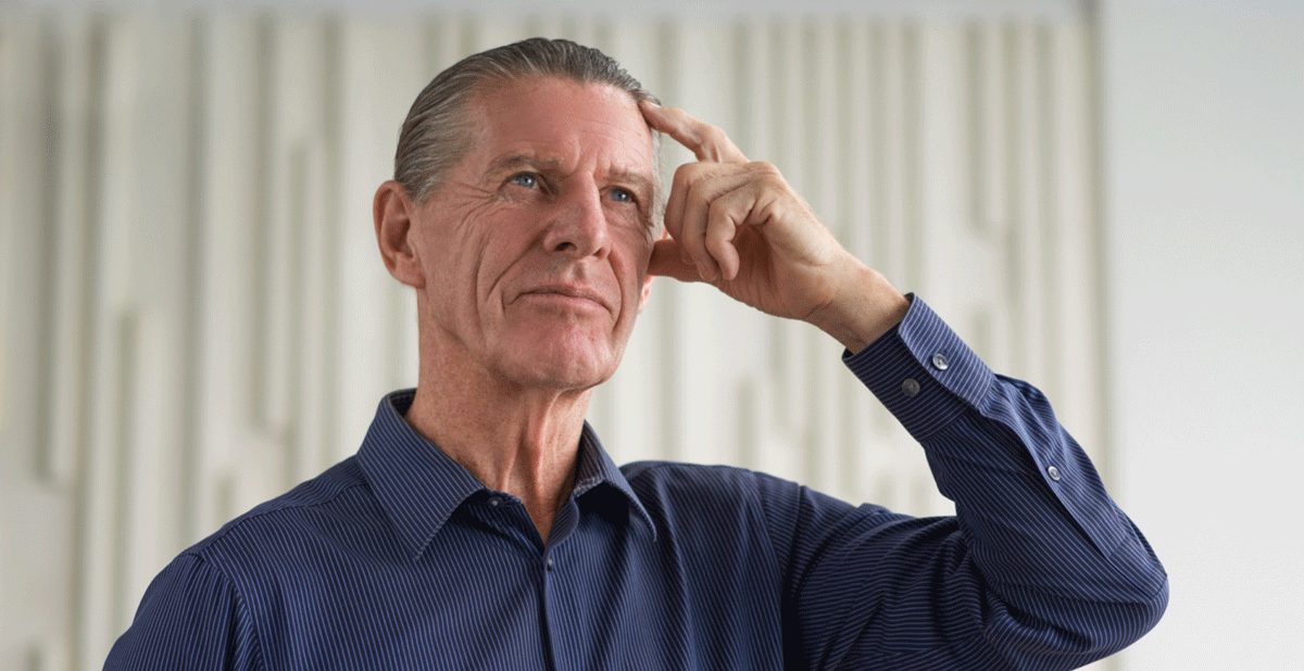 Vergesslicher Senior