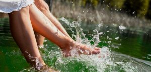 Wassertreten nach Kneipp