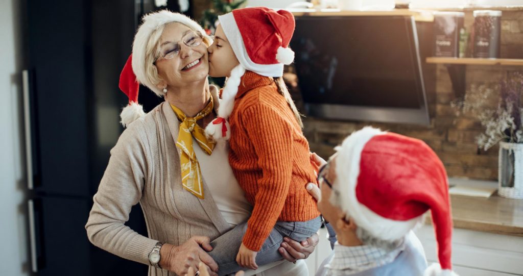 Weihnachten mit Enkel