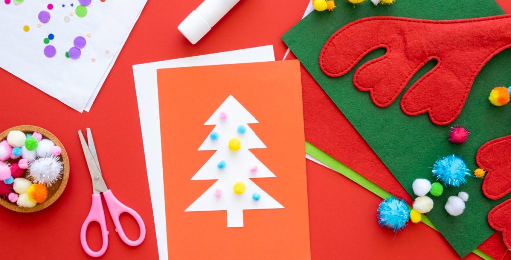 Weihnachtskarte basteln